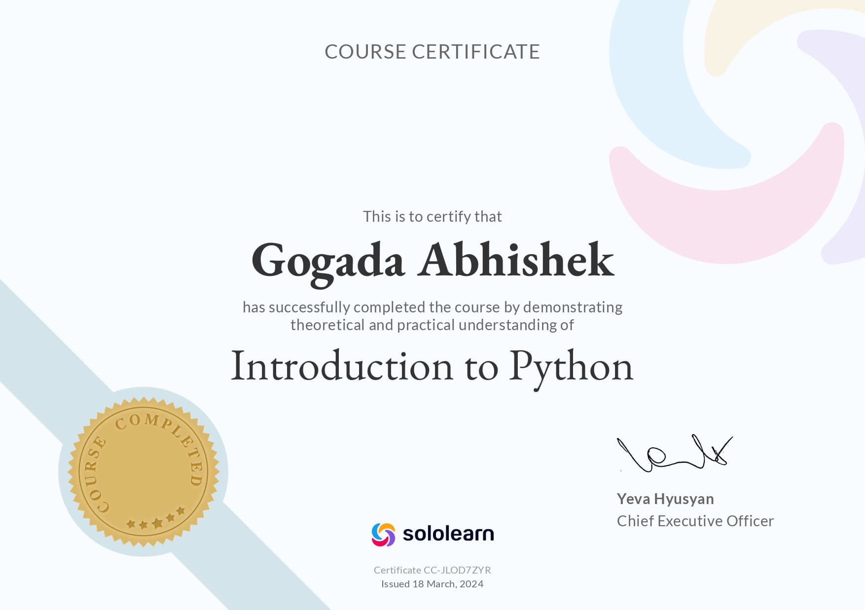 Introduction To Python